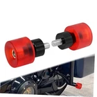Motorcycle Crash Bar Decorative Wheels for Engine Guards Red and Black