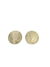 Great Britain Shilling Coins 1960 and 1954