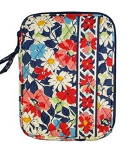 Vera Bradley Tablet iPad Case Blue Pink Floral Cassidy Summer Cottage Retired