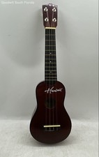 Hawaii Dark Red 4-String Right Handed Folk World Small Ukulele Instrument