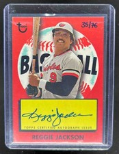 2025 Topps Heritage High Number Reggie Jackson Autograph Auto #35/76 #WPA-RJ