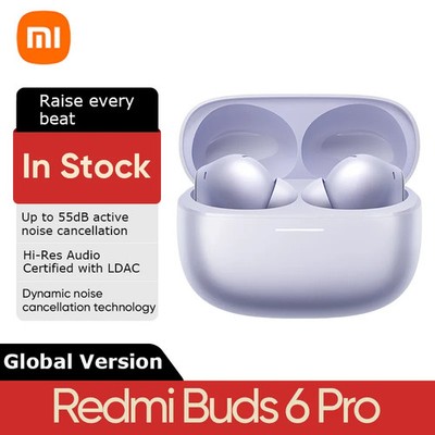 Global version of Xiaomi Redmi Buds 6 Pro noise cancelling headphones
