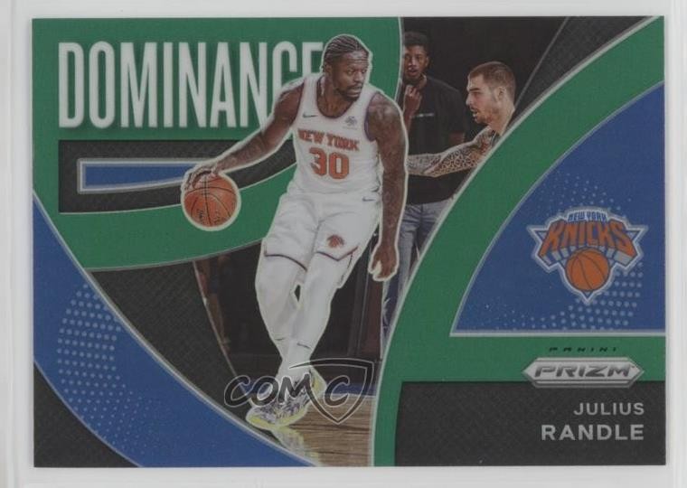 2021-22 Panini Prizm Dominance Green Prizm Julius Randle #21 14lc