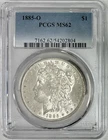New Listing1885-O Morgan Silver Dollar, PCGS MS-62