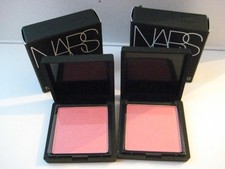 2 NARS Blush ORGASM  ORGASM 0.04 Oz 1.2 g Each Mini Size Pressed Powder NIB
