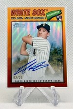 2026 Topps Heritage Colson Montgomery Chrome Orange Rookie Auto 02/25 #ROAC-CMO