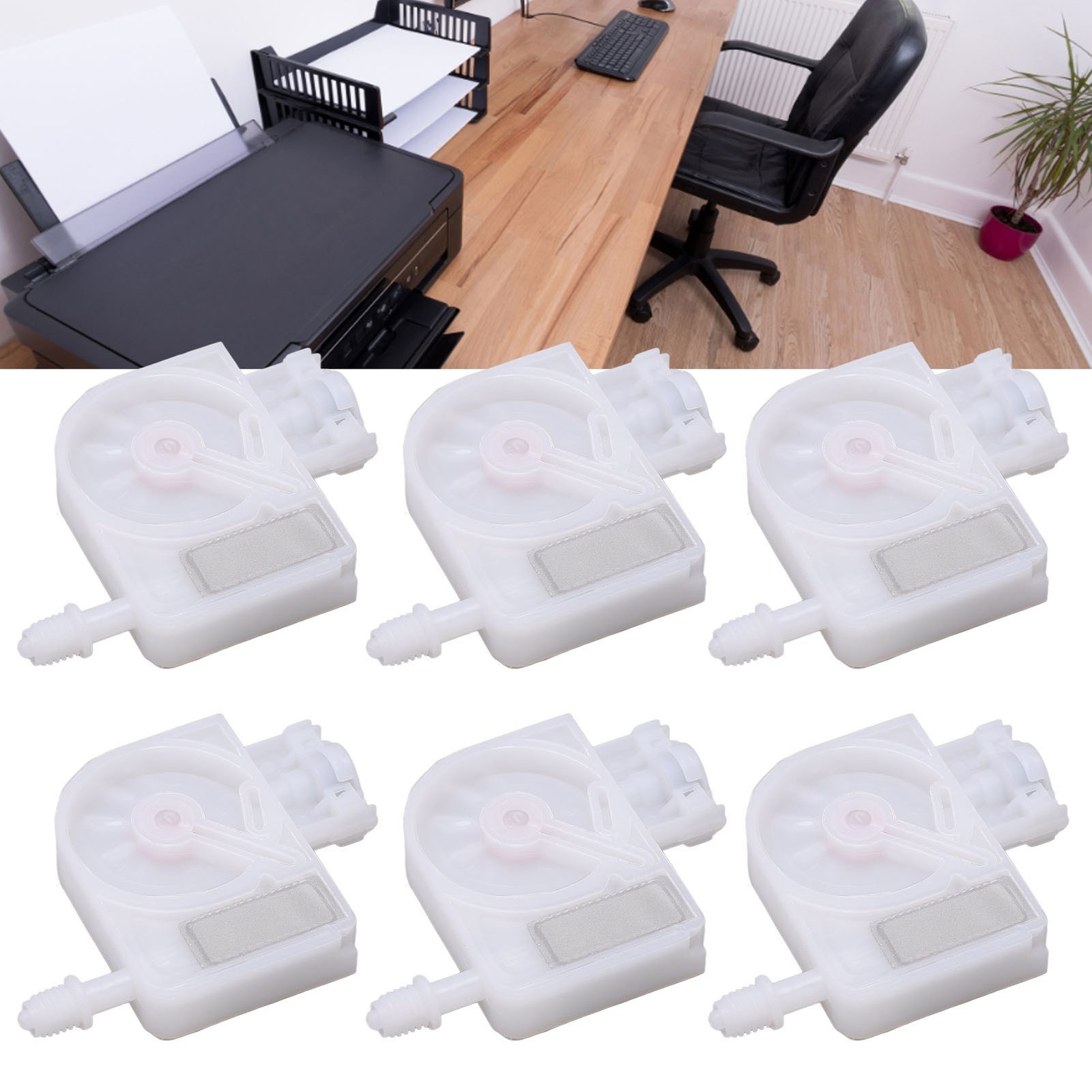 6PCS Ink Damper Replacement With Mesh Filter Printer Damper For DX5 DX6 DX7☜