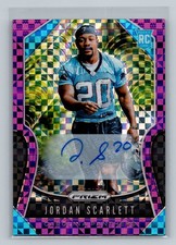 2019 Panini Prizm Jordan Scarlett #376 Rookie Auto Purple Power #/49 Panthers