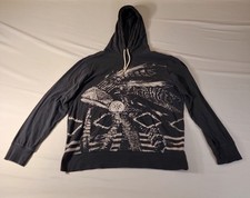 American Eagle Men's Super Soft Standard Fit Pullover Native Graphic Hoodie XL