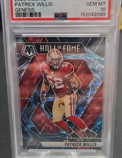 Panini 2025 Mosaic Patrick Willis Hall of Fame Genesis #299 PSA 10 49ers