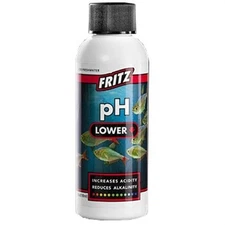 Fritz Aquatics pH Lower Solution 4 oz. Bottle 80355FM Increases Aquarium Acidity
