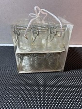 Glass Favor Jars 16 Count  2 Missing 