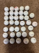 Packs of 12 white pearl @ A grade assorted Titleist golf balls
