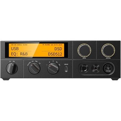 FiiO K17 Desktop DAC&Headphone Amplifier AK4191+AK4499EX*2, 31-Band PEQ (Black)