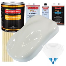 Linen White Gallon Urethane Basecoat Clearcoat Auto Paint Slow Kit Linen White Gallon Urethane Basecoat Clearcoat Auto Paint Slow Kit