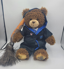 Build A Bear BAB Harry Potter Ravenclaw Bear Robe, Shirt, Firebolt Broom Plush