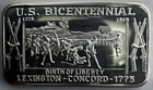 Lexington-Concord U.S. Bicentennial Silver Art .999 Silver 1 oz by Liberty Mint