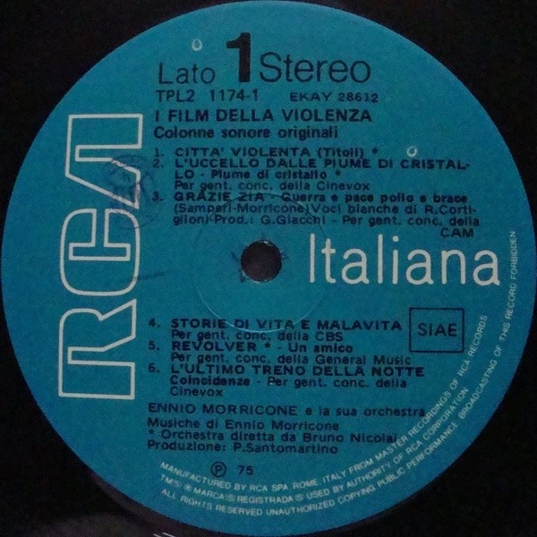 Ennio Morricone - I Film Della Violenza (2xLP) (Near Mint (NM or M-)) - 38934457 - Image 4 of 4