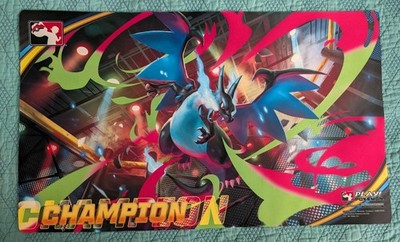 Mega Charizard X CHAMPION League Cup Playmat Pokemon TCG | eBay