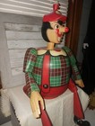 VINTAGE CARVED WOOD  Pinocchio 1950s vintage, "19"-"20" , Disney,  antique  — photo 3