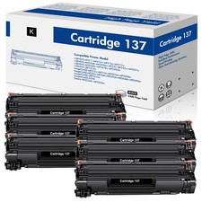 6 Pack CRG137 Toner Cartridge for Canon 137 ImageClass LBP151dw MF244dw MF247dw