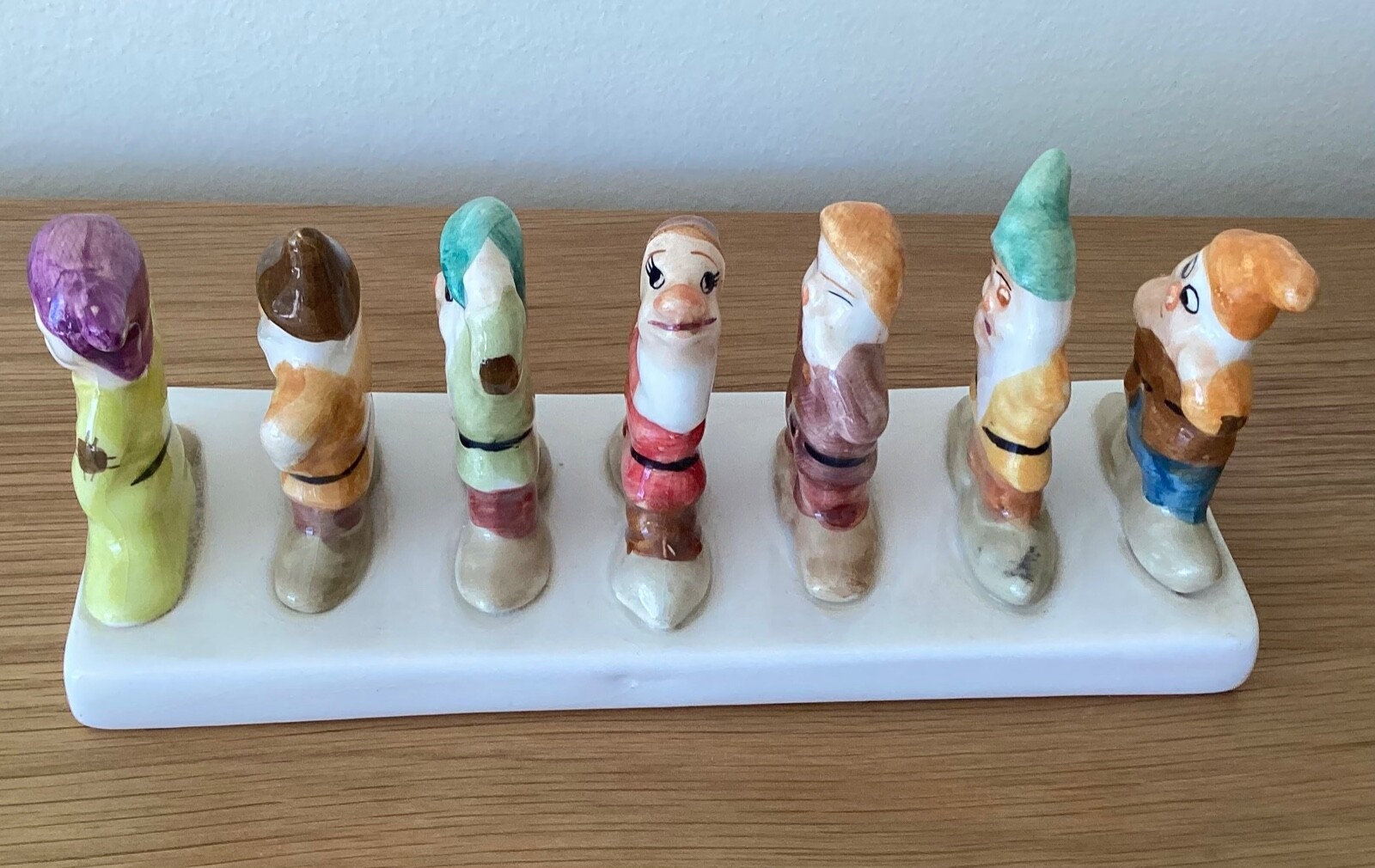 Walt Disney Seven Dwarfs TOAST RACK Clover Promotion EBay