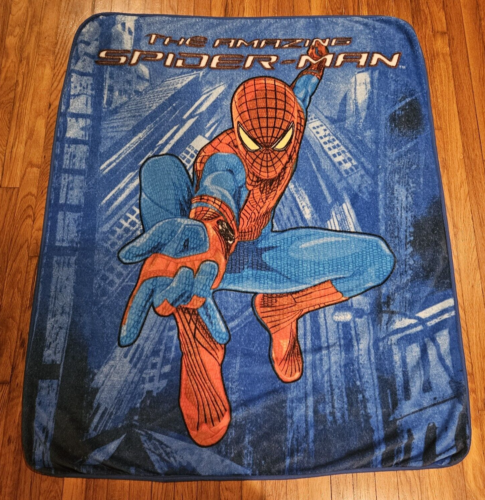 Spider Man Throw Blanket 57" X 46" Soft Plush Fleece Toy