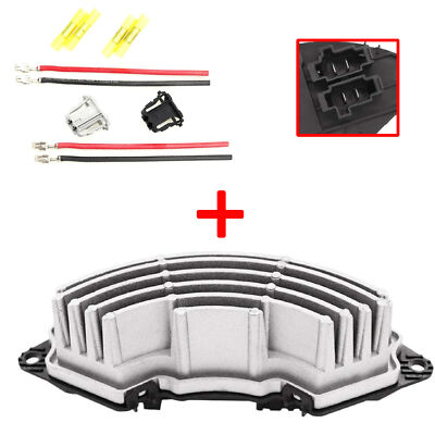 GNXfixt 2xConnecteurs Fiche Câble Resistance Chauffage Pour Mito Berlingo C4 Picasso Jumpy Doblo Grande Punto Linea 500 Panda 2 Corsa D Partner 2 Expert 6441.CE (Diamètre: 2.5 Mm, Revêtement: 3.8 Mm