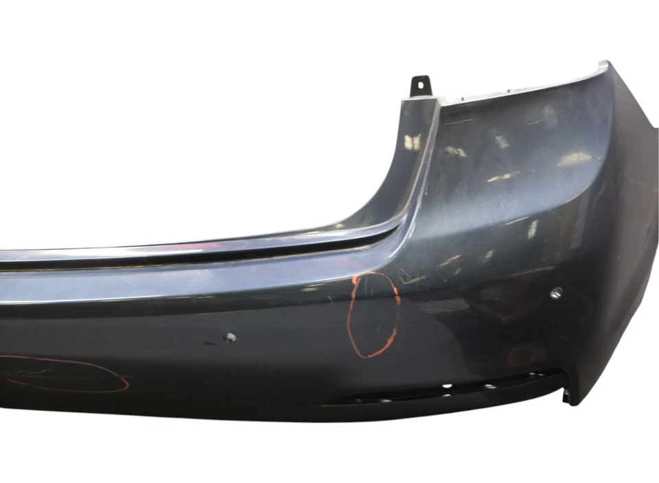 Conjunto de panel de cubierta de parachoques trasero Hyundai Genesis 15-16 azul OEM Foto 3 de 4