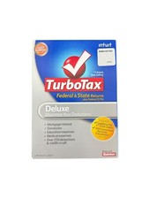 Intuit TurboTax Deluxe 2010 Federal  State  E-File for Windows  MAC