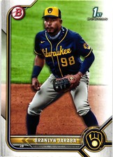 2022 Bowman Prospects #BP15 Branlyn Jaraba