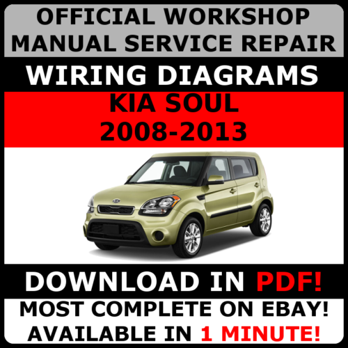 # OFFICIAL WORKSHOP Service Repair MANUAL for KIA SOUL 2008-2013 +WIRING # - Photo 1/6