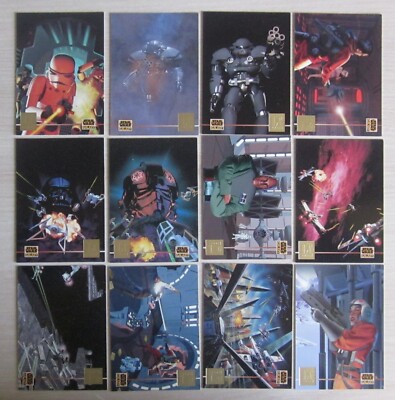 Star Wars - Galaxy Series 3 - Sonderkarten - 12 LucasArts Foil Cards L01-12