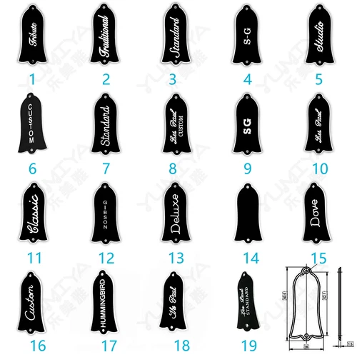 Truss Rod Cover Plate Guitar Standard Parts for Gibson Cross Faith