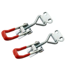 Heavy Duty Steel Toggle Latch Catches Adjustable Lock Clamp For Boxes Case