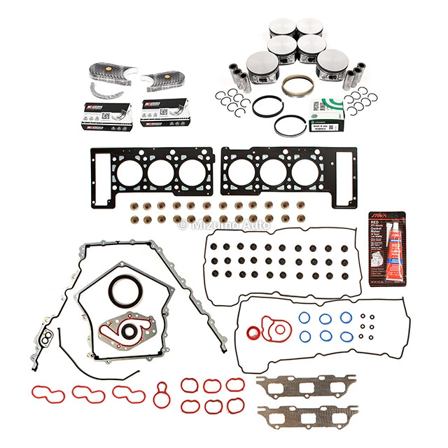 Juego completo de juntas cojinetes de pistones para Dodge Avenger Chrysler Sebring 05-09 2,7 L Foto 2 de 4