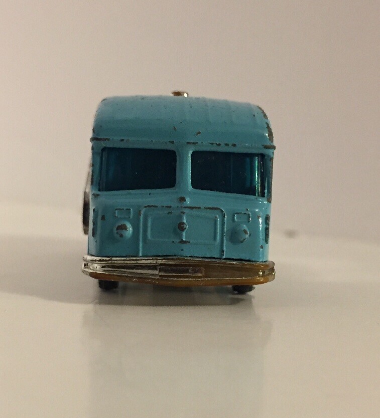 Vintage Husky S & D Refuse Van England Great Britain Die Cast Blue Tint Windows thumbnail 3