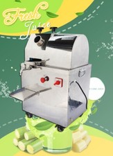 110V Commercial Vertical Electric Sugar Cane Juice Extractor Press Machine Drink