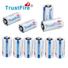 TrustFire CR123A 123A 85177 3V Battery 1400mAh Lithium Cell Batteries For Camera