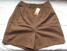 Girl Scout Brown BROWNIE UNIFORM SHORTS Official Uniform Bottom NEW w/Tags