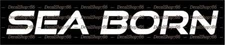 Sea-Born Boats - Outdoor Sports - Vinyl Die-Cut Peel N' Stick Decal/Sticker