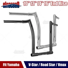 10/12/14/16" Rise Ape Hanger Handlebar For Yamaha V-Star Road Star XV1600/1700