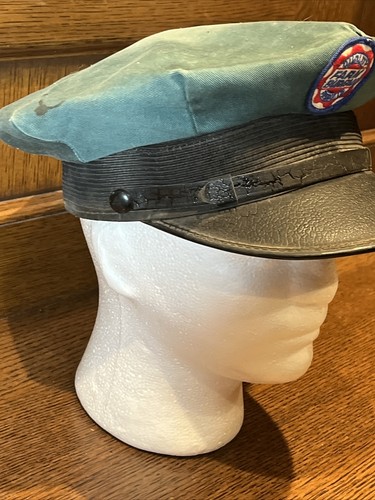 Vintage Farm Bureau CO-OP Oil Gas Station Service Attendant Uniform Hat Cap (A) - Picture 4 of 15