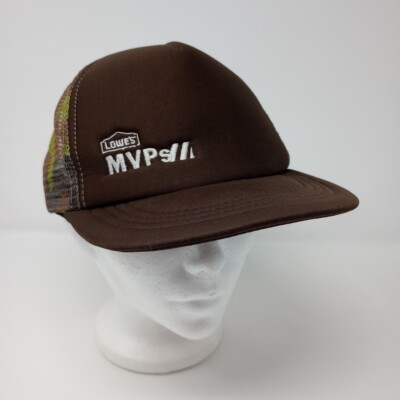#ad #ad Lowes MVPs Brown Camo Camouflage Mesh Back Adjustable Snap Baseball Cap Hat $11.99