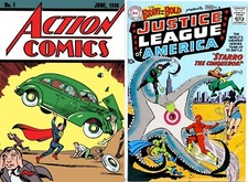 Set of Action Comics #1 1938 Superman DC Reprint Loot Crate & Brave & Bold # 28