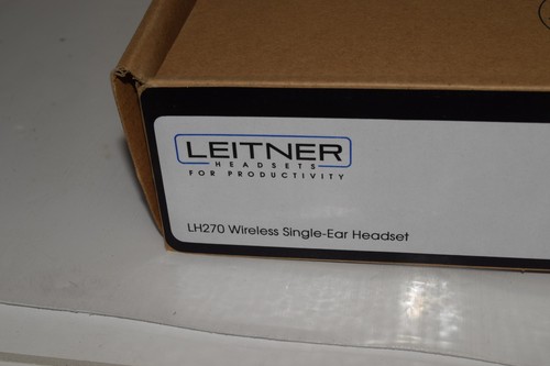 ^^ LEITNER LH270 WIRELESS SINGLE-EAR HEADSET CAT NO 2348 - NEW (SSM109) - Zdjęcie 2 z 4