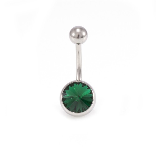 Belly Button Rings Package of 4 Navel Piercing with Jewels 14g - Picture 2 of 12