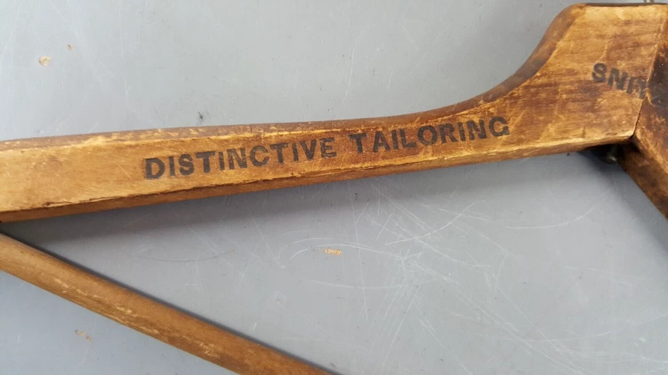 SNITZER COAT CLOTHES HANGER DISTINTIVE TAILORING 314 S DEARBORN CHICAGO 1930's - Image 2 of 4