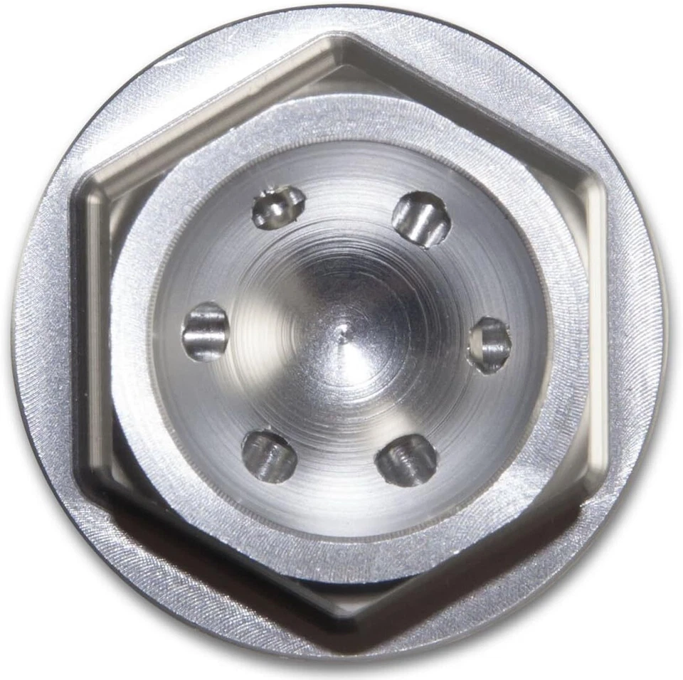 Tapa de llenado de aceite - Motocicletas Yamaha - Plateado CNC Billet Aluminio NUEVO EE. UU. Foto 3 de 4