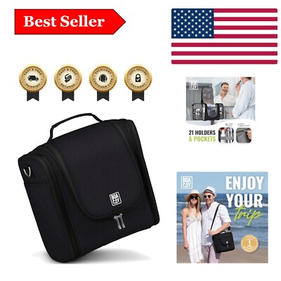 Hanging Travel Toiletry Bag - Extra-Large Size, Waterproof, Perfect for  Gifts | eBay